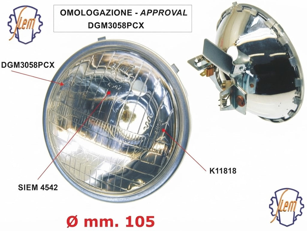 CI1702-OR - 1702-OR - FARO ANT SIEM D.105 VESPA 50 S-L-R