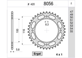 OG368056151 - CORONA Z51 PASSO 420 KX 80 98-00