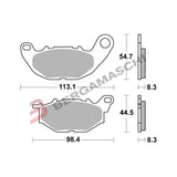 07YA52SA - SERIE PASTIGLIE FRENO ANTERIORI 07YA52SA X-MAX 125-300-MT-03 320 YZF R3 16