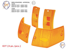 Carica l'immagine nel visualizzatore di Gallery, CI1750-OR - KIT VETRI FRECCE ANT-POST ARANC V.PX