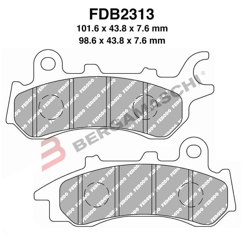 BGFDB2313EF - SERIE PASTIGLIE FDB2313EF CB 125 F 17-
