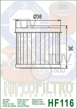 Carica l'immagine nel visualizzatore di Gallery, AHHF116 - FILTRO OLIO HF116 CRF 250 R 04-26