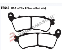 Carica l'immagine nel visualizzatore di Gallery, BGR1264000 - SERIE PASTIGLIE FA640 SPORTSTER 883 13-