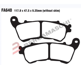 BGR1264000 - SERIE PASTIGLIE FA640 SPORTSTER 883 13-