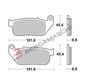 BG07HD13SA - PASTIGLIE BREMBO SA 07HD13SA