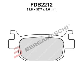 BGFDB2212EF - PASTIGLIE FERODO FDB2212EF