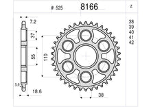 Carica l'immagine nel visualizzatore di Gallery, OG368166Z41 - CORONA OE PROF. DUCATI PANIGALE