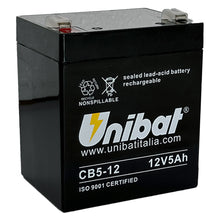 Carica l'immagine nel visualizzatore di Gallery, U0ESB512 - BATTERIA CB5-12 PRECARICATA CICLICA
