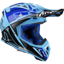 Carica l'immagine nel visualizzatore di Gallery, CASCO OFF ROAD AIROH 2.2 CHECK BLUE TG.M