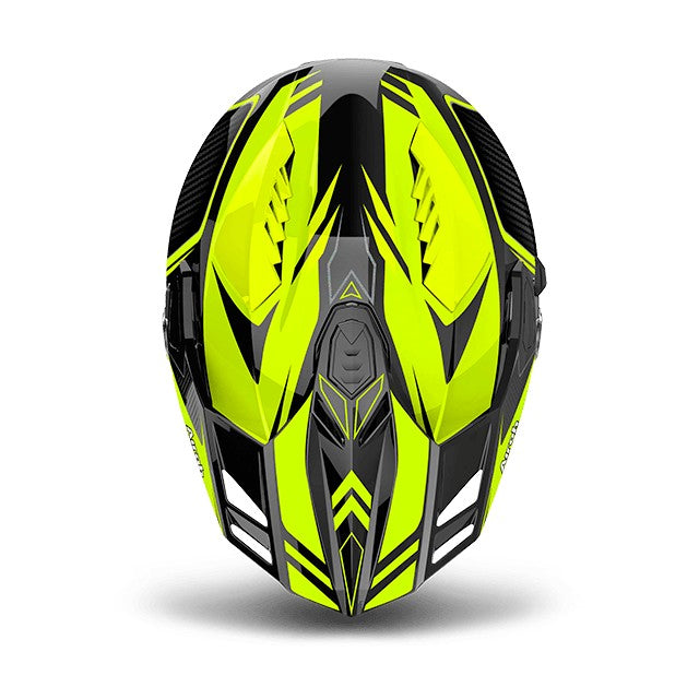 CASCO AIROH INTEGRALE COMMANDER TG M YEL