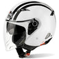 CASCO JET AIROH CITY ONE FLASH WHIT L