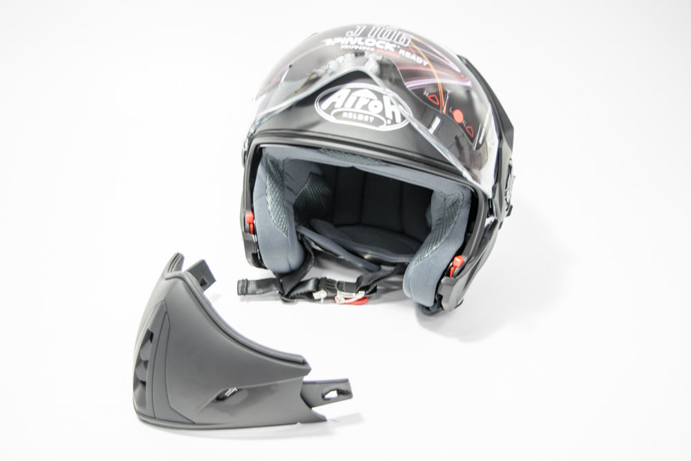 CASCO AIROH J106 BLACK MATT TG.XXL