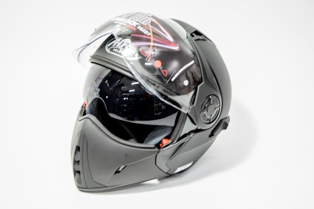 CASCO AIROH J106 BLACK MATT TG.XXL