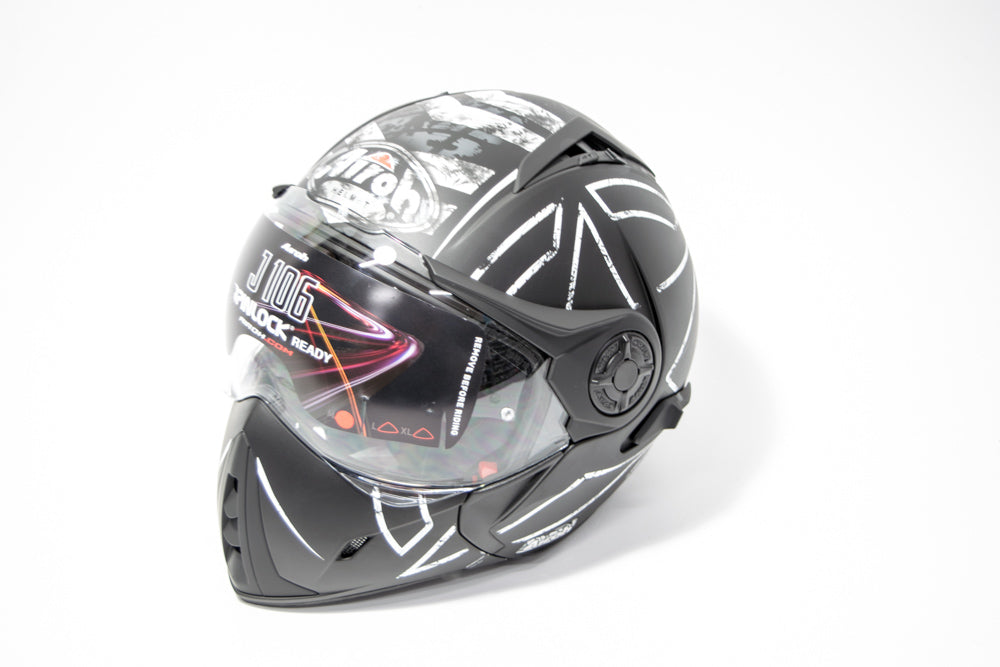 CASCO AIROH J106 COMMAND BLACK MATT TG.S