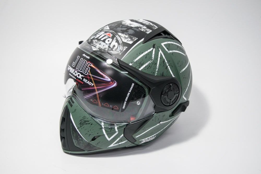 CASCO AIROH J106 COMMAND GREEN MATT TG.L