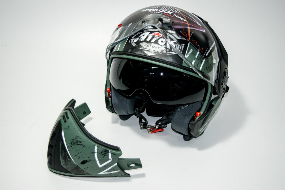 CASCO AIROH J106 COMMAND GREEN MATT TG.S