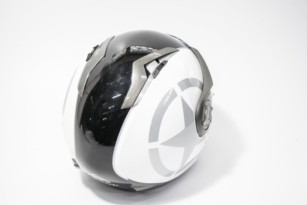 CASCO AIROH J106 SHOT WHITE GLOSS TG.XL