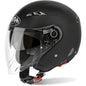 CASCO JET AIROH CITY ONE BLACK MATT  L