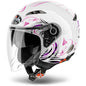 CASCO JET AIROH CITY ONE HEART GLOSS  S