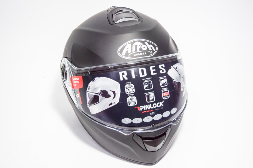 CASCO AIROH RIDES COLOR BLACK  TG XXL
