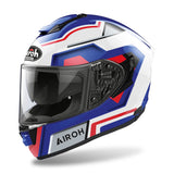CASCO INTEGRALE, AIROH ST.501 SQUARE BLUE/RED GLOSS,HELMET TAGLIA S