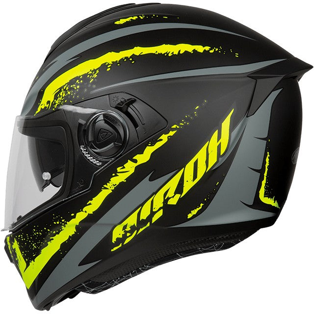 CASCO AIROH ST301 LOGO YELLOW MATT TGS