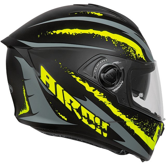 CASCO AIROH ST301 LOGO YELLOW MATT TGS