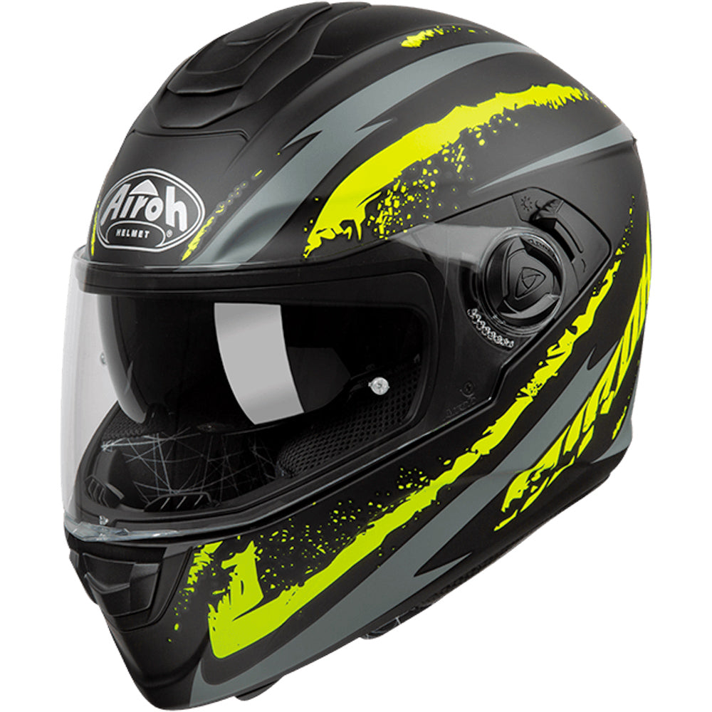 CASCO AIROH ST301 LOGO YELLOW MATT TGS