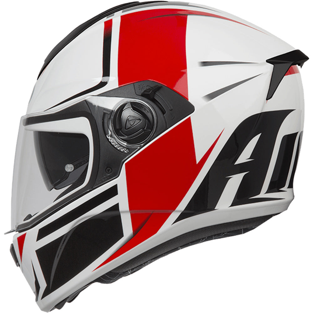 CASCO AIROH ST301 RED GLOSS TAG.M