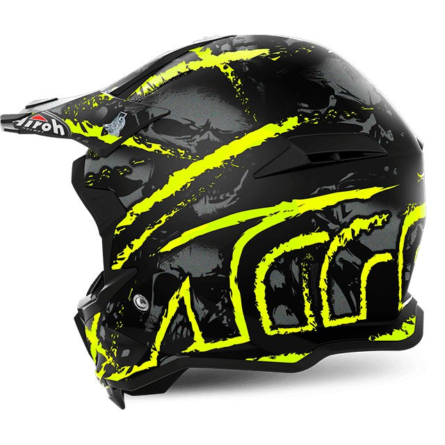 CASCO AIROH OFF ROAD TERMINATOR YEL TG.M