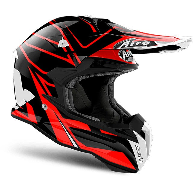 CASCO AIROH OFF ROAD TERMINATOR RED T.M