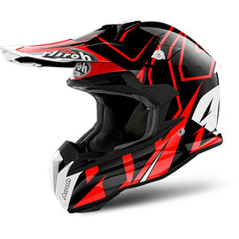 CASCO AIROH OFF ROAD TERMINATOR RED T.XS