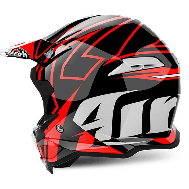 CASCO AIROH OFF ROAD TERMINATOR RED TXXL