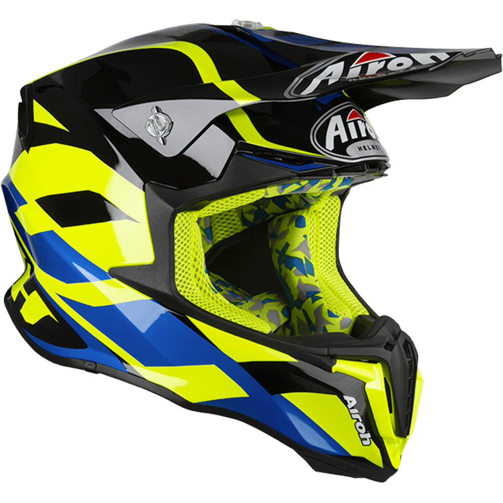 CASCO AIROH GREAT YELLOW MATT TG.XS