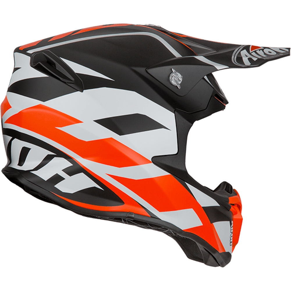 CASCO AIROH GREAT ORANGE MATT TG.L