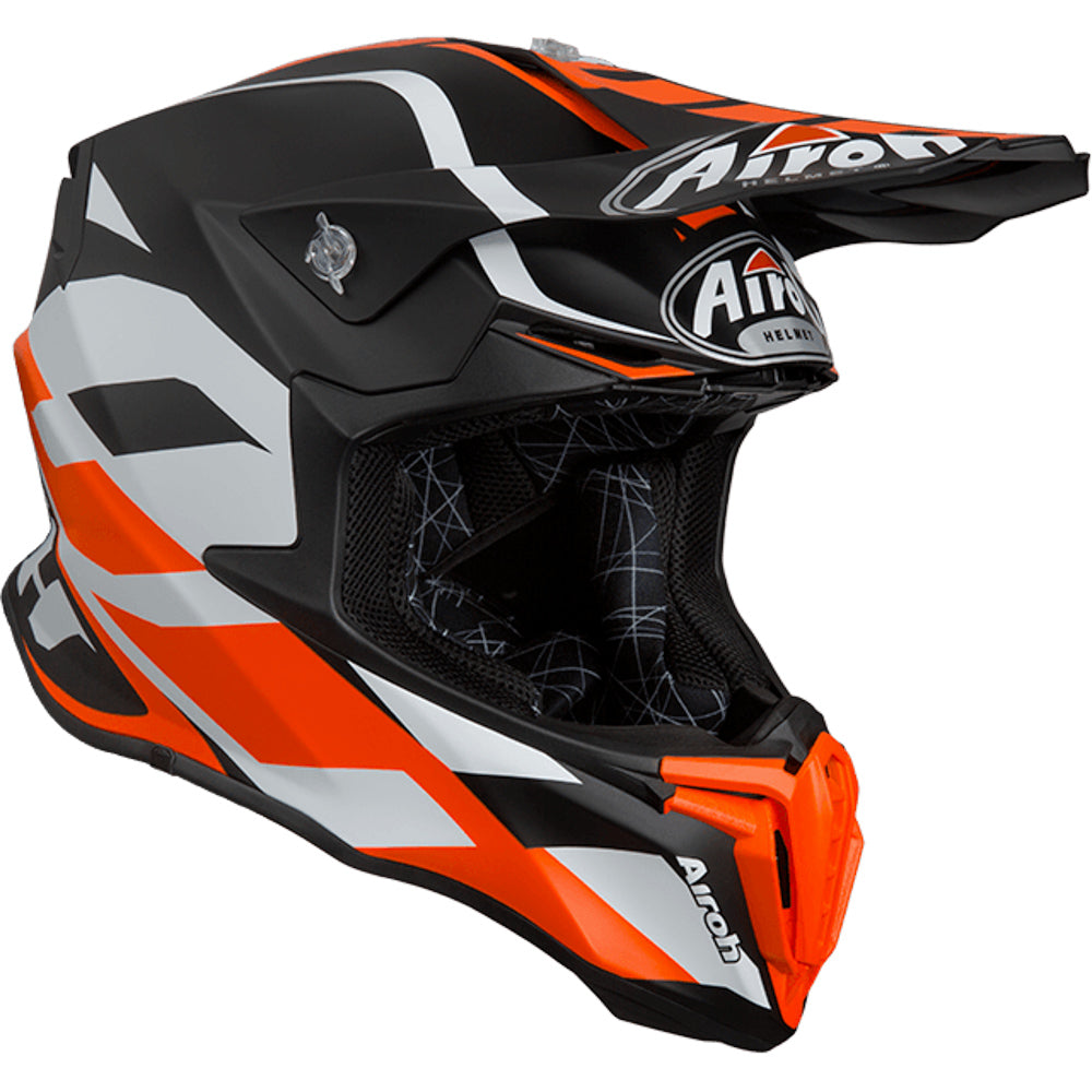 CASCO AIROH GREAT ORANGE MATT TG.XL
