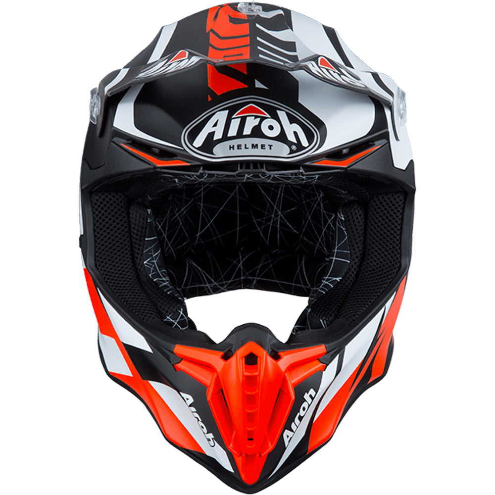 CASCO AIROH GREAT ORANGE MATT TG.XL