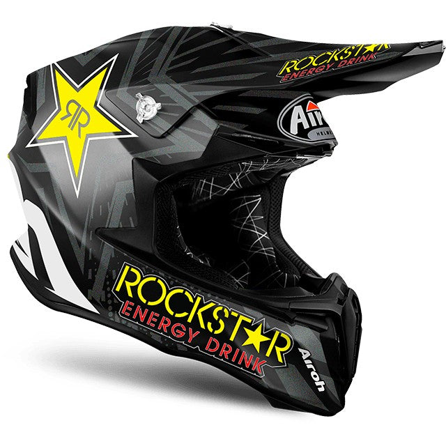 CASCO AIROH CROSS MATT ROCSTAR POLI TG M