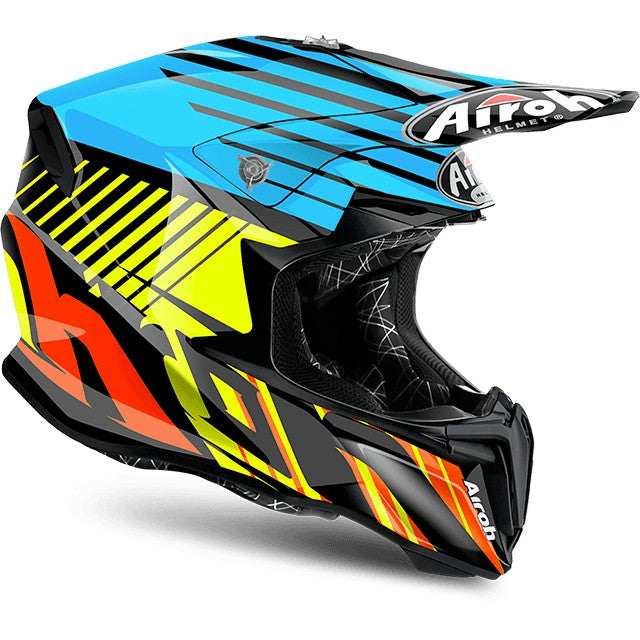 CASCO AIROH OFF ROAD TWIST STRANGE TG.L