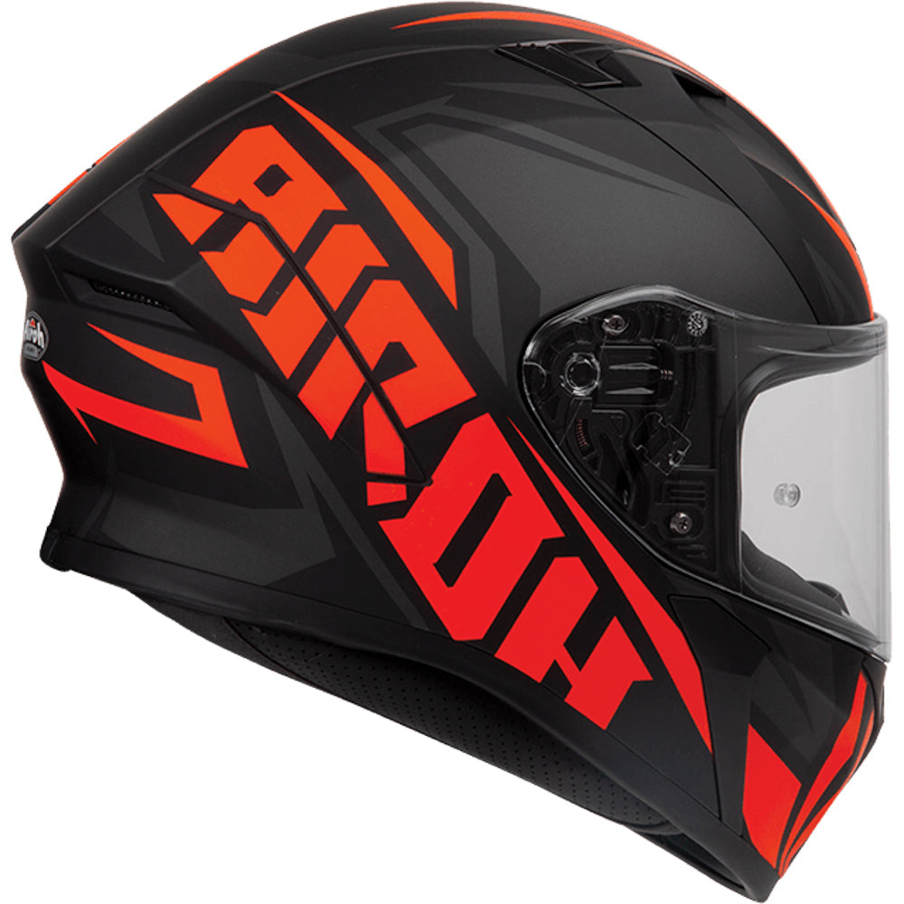 CASCO AIROH VALOR IMPACT ORANGE MATT T.L