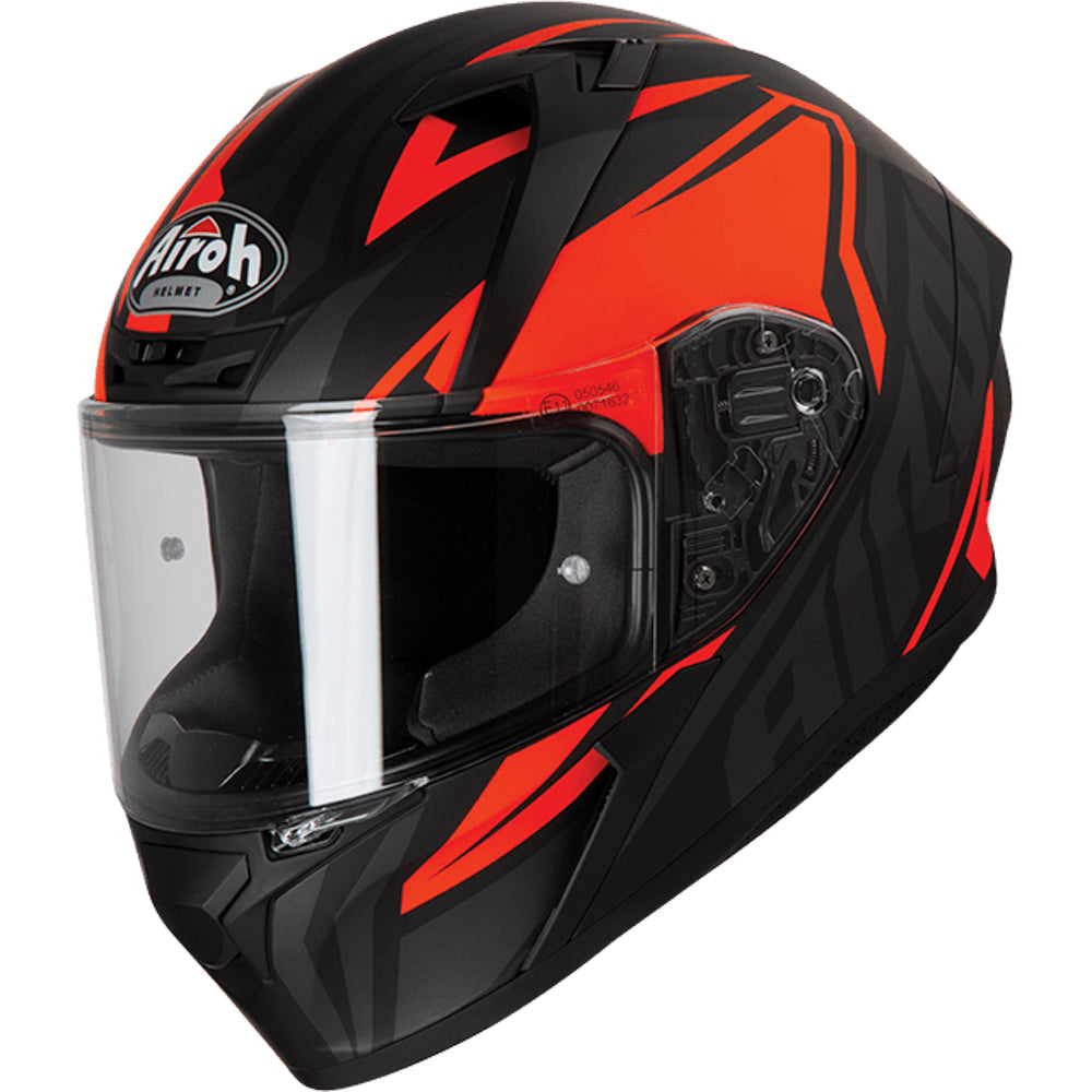 CASCO AIROH VALOR IMPACT ORANGE MATT T.M
