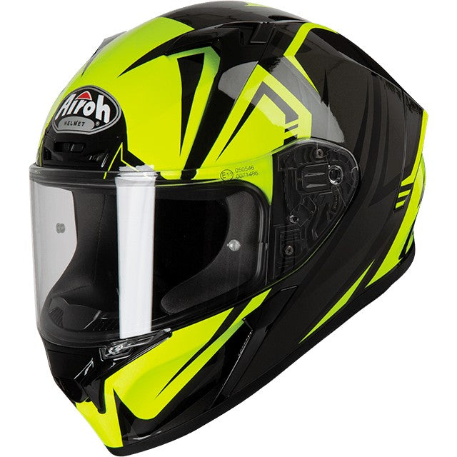CASCO AIROH VALOR RAPTOR YELLOW GLOS T.M