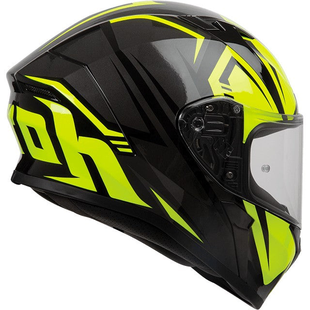 CASCO AIROH VALOR RAPTOR YELLOW GLOS T.S