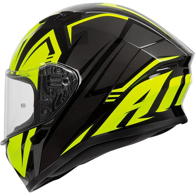 CASCO AIROH VALOR RAPTOR YELLOW GLOS TXL