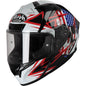 CASCO AIROH VALOR SAM BLACK GLOSS TG.L