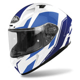 CASCO INTEGRALE AIROH VALOR WINGS BLUE GLOSS HELMET TAGLIA L
