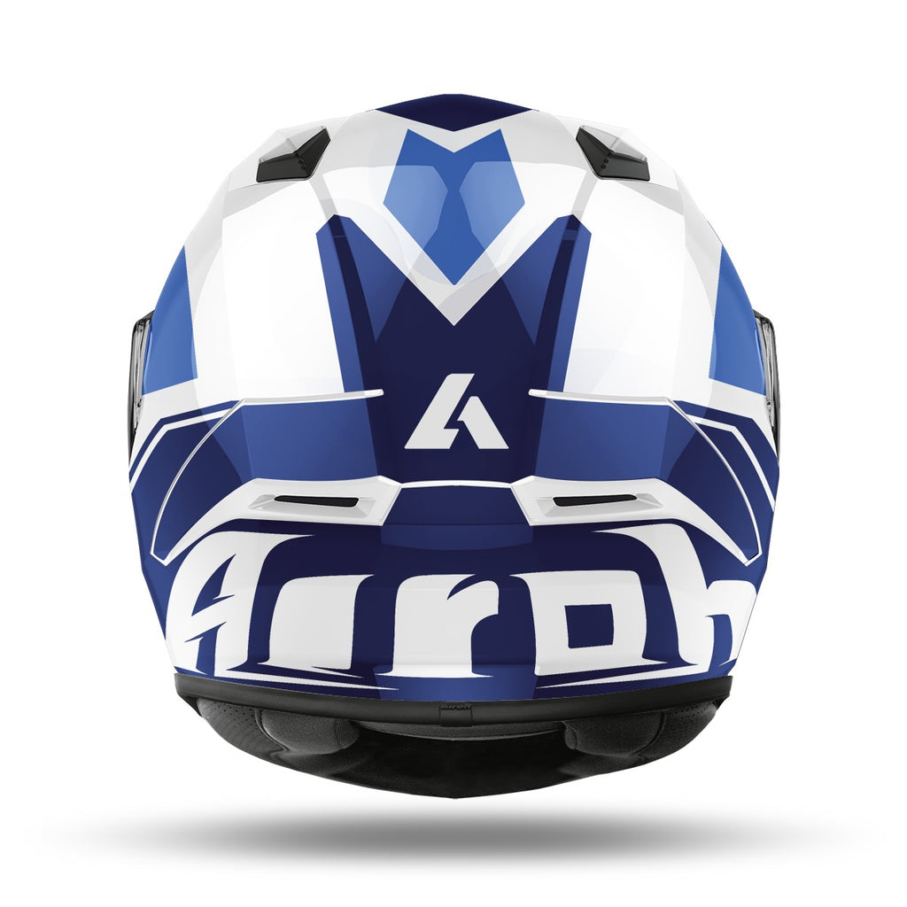 CASCO VALOR WINGS BLUE GLOSS TG.L