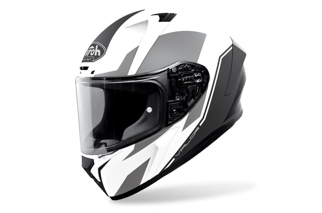 CASCO VALOR WINGS WHITE MATT TG.M