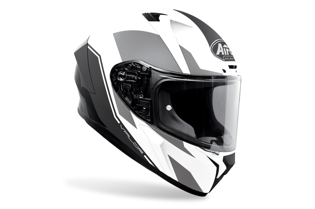 CASCO VALOR WINGS WHITE MATT TG.S