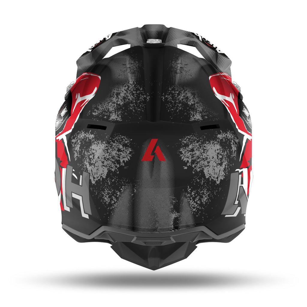 CASCO WRAAP ALIEN RED MATT TG.XXL